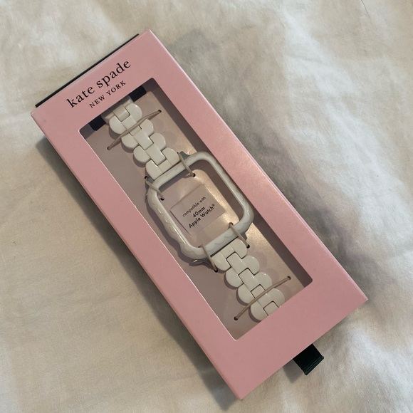 kate spade Jewelry - Kate Spade New York White Acetate 40mm Watch Band